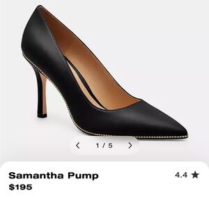 Coach Samantha pump Black size 9